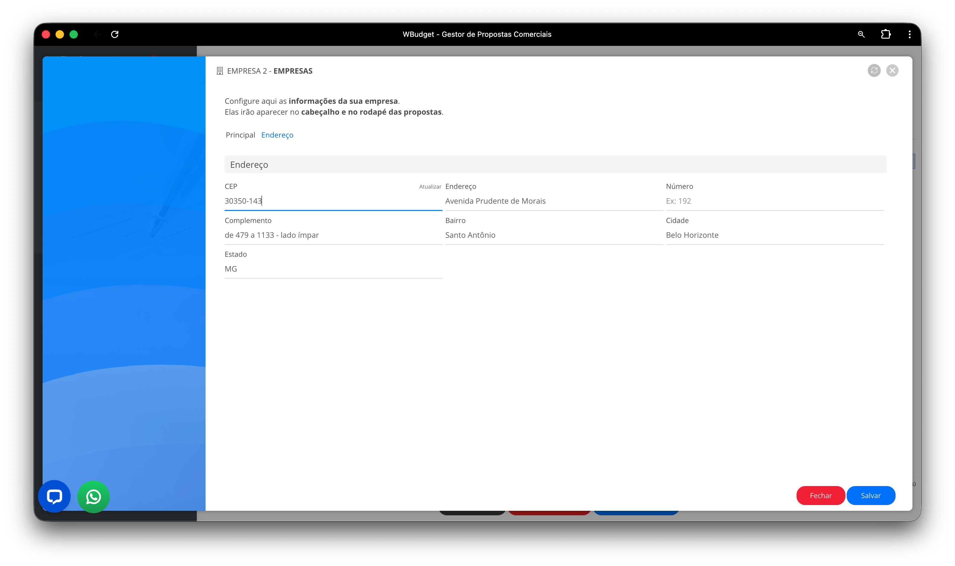 Consulta automática de CEP