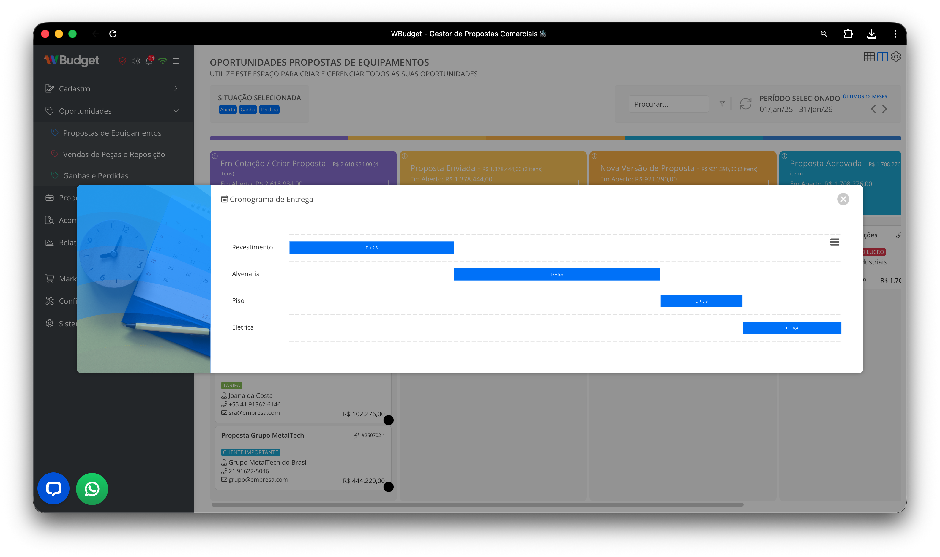 Cronograma da proposta